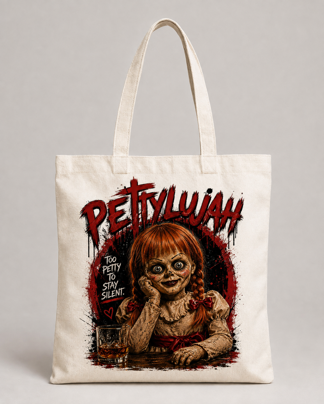 PETTYLUIAH Canvas Tote Bag