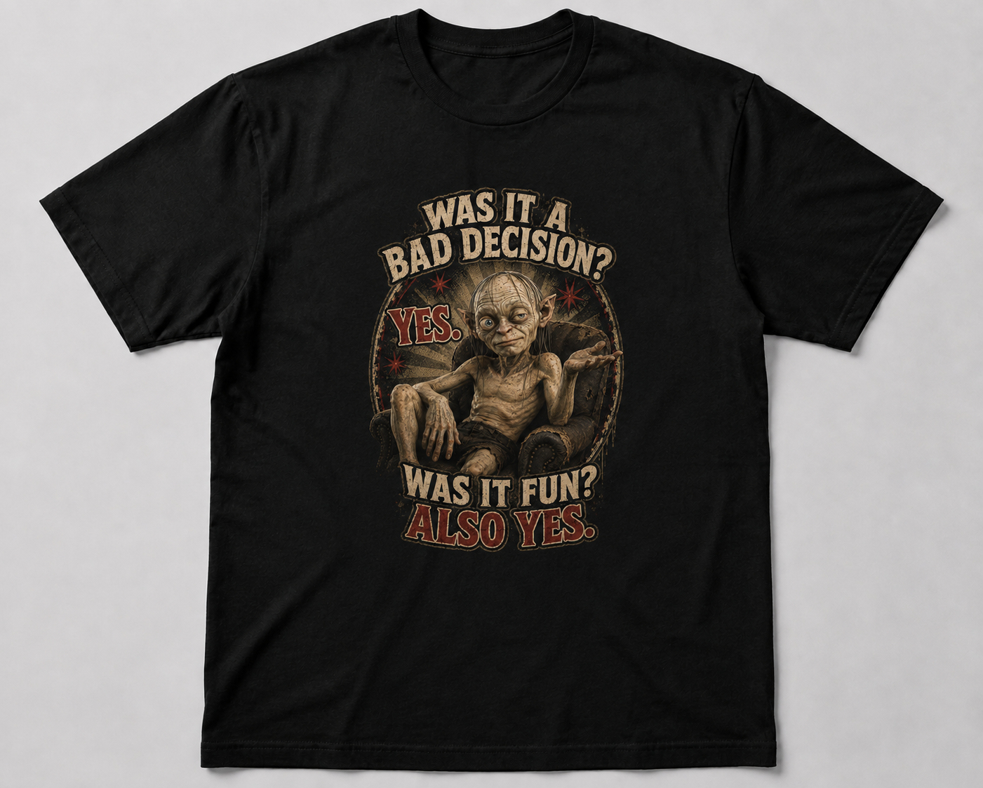 Was It a Bad Decision? Horror-Comedy T-Shirt