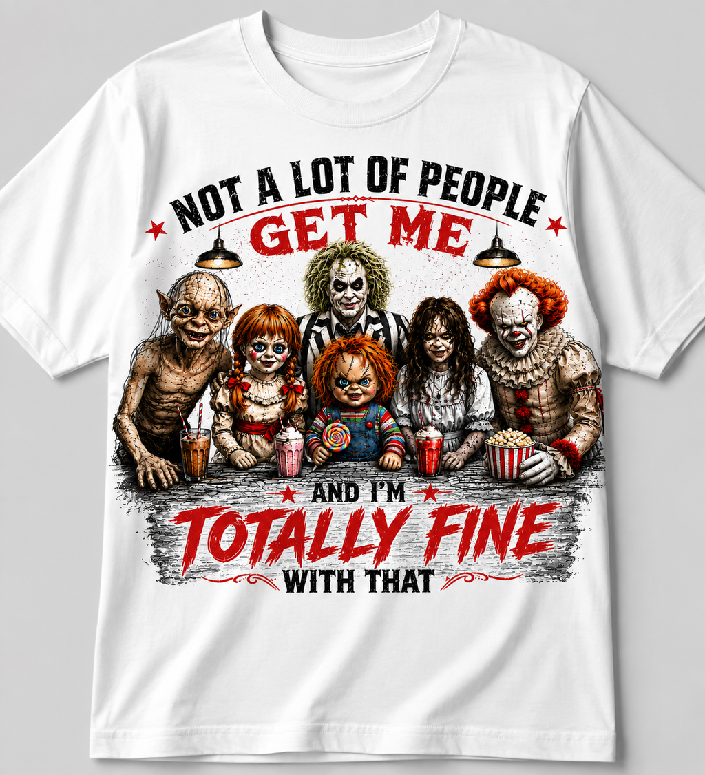 Not A Lot of People Get Me – Horror Movie T-Shirt