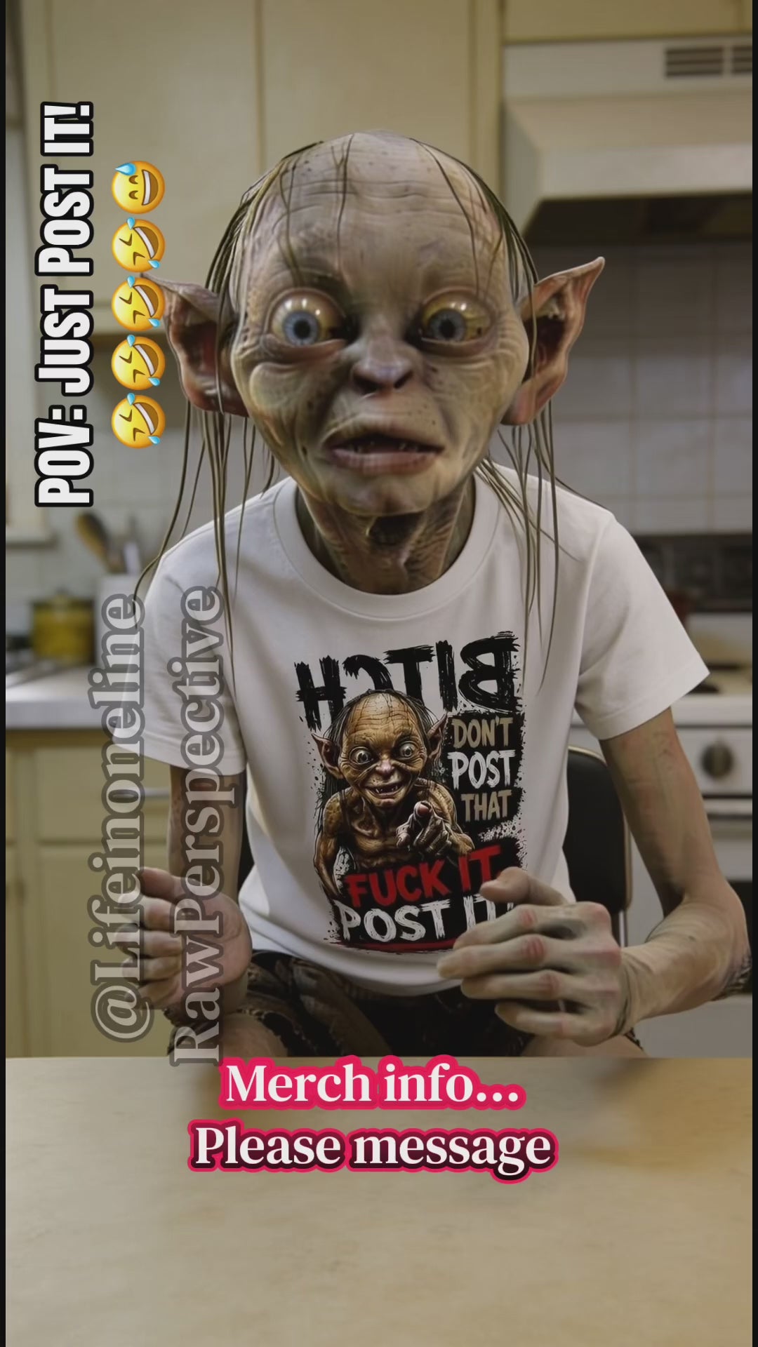 BTCH, DON’T POST THAT… FCK IT, POST IT! Horror T-S